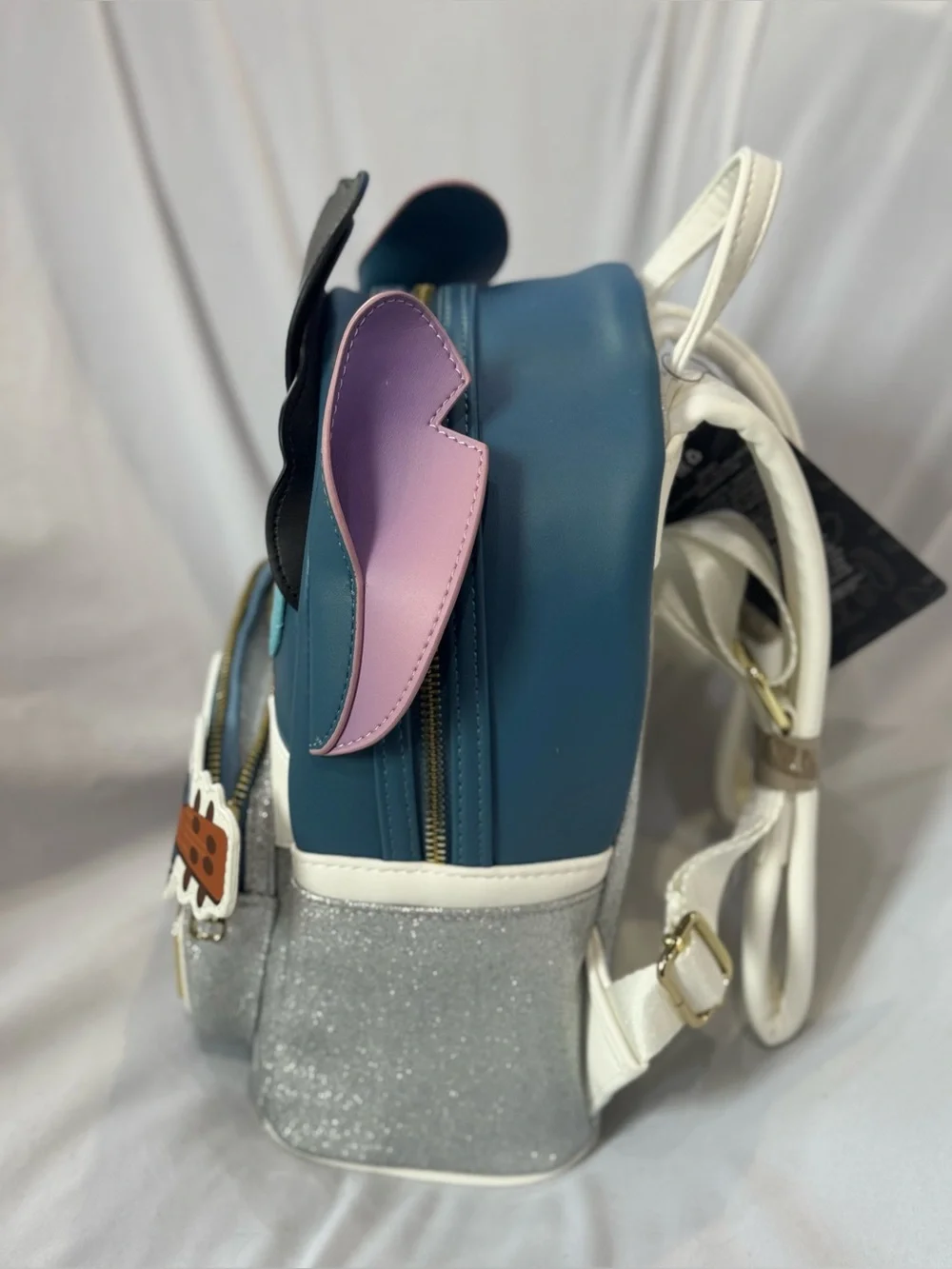 NWT Loungefly Disney Stitch winking Elvis cosplay mini backpack